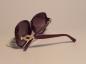 Preview: Sonnenbrille bordeaux mit gold